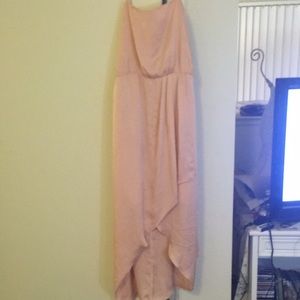 Express peach medium dress